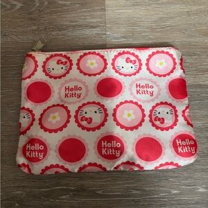 Hello Kitty Red and White Cosmetic Bag